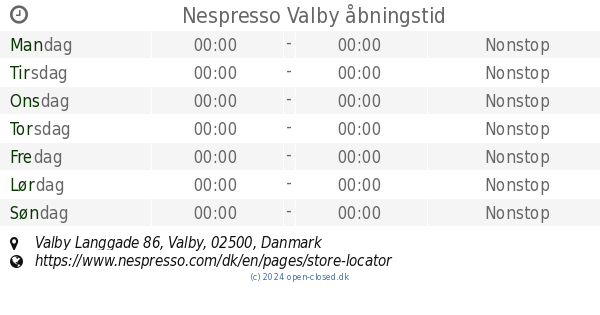 Nespresso Valby Valby Langgade 86