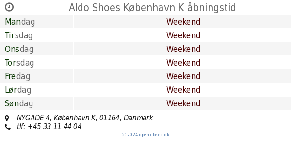 Aldo Shoes København K NYGADE