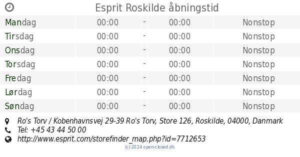 Esprit Ro's Torv / Kobenhavnsvej 29-39 Ro's Torv,