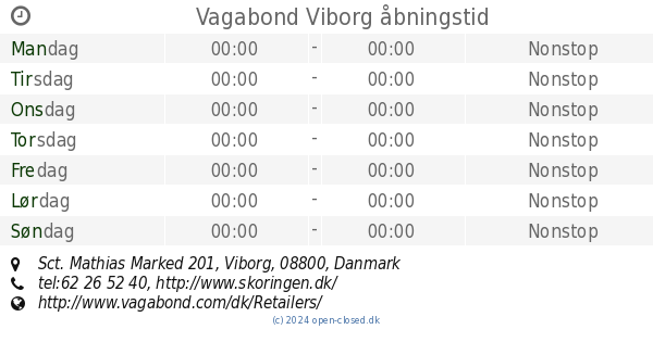 selv kan opfattes løn Vagabond Viborg åbningstid, Sct. Mathias Marked 201